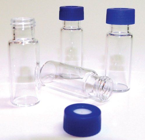 Supelco Schraubgewinde Vial Kit, 2 ml, Klarglas, PTFE/Silikon Septum, unassembliert, 100/PAK, O.D. × H × I.D. 12 mm × 32 mm × 6 mm, Gewinde 9 mm