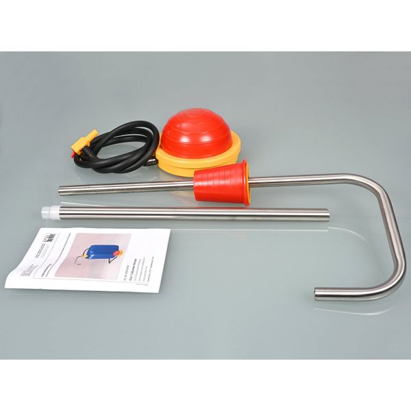 Bürkle OTAL foot pump V2A, tube Ø 18 mm, pump capacity 26l/min, old No. 5002-18