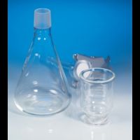 Filter funnel glass 47mm 300ml+1L Erlenm, 1/PAK, 1 Liter Erlenmeyerkolben und 300 ml Trichter