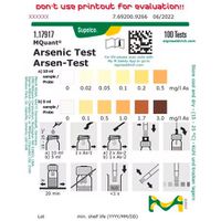 Product Image of Arsen-Test Methode: kolorimetrisch mit Teststäbchen und Reagenzien, 100 Tests