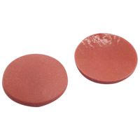 Product Image of 8 mm Septum, natural rubber red-orange/TEF transparent, 55° shore A, 1 mm, 1000 pc/PAK