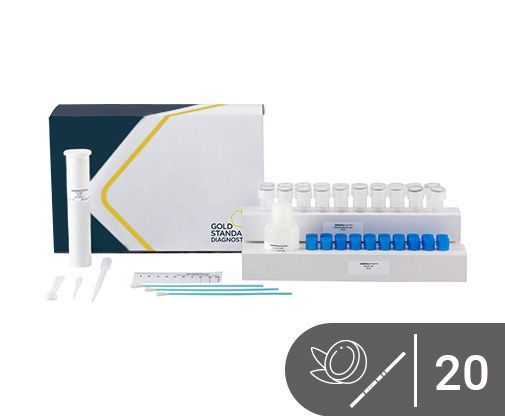 Gold Standard Diagnostics SENSIStrip Kokosnuss, 20 St/Pkg