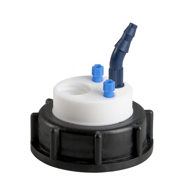SCAT SafetyWasteCap S55, 2x 2.3/3.2 mm OD, 1x 6.4 - 9 mm ID + connector for exhaust filter