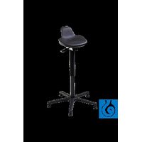 Product Image of Standing stool/cross base with glider, swivel, seat height adjustment, PU foam