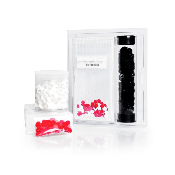 DWK Wheaton 4 ml Klarglas-Fläschchen mit Kappe, PTFE/Silikon-Septum, Kit, 100 St/Pkg