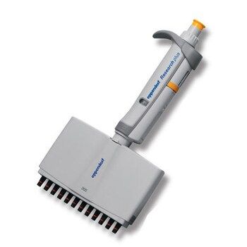 Eppendorf EP Research plus, 12-Kanalpipette, variabel, 30 - 300 μl, orange