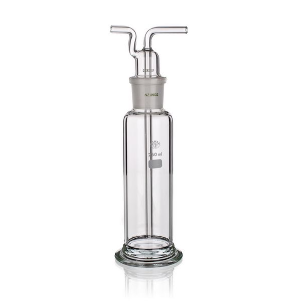 Dinkelberg Analytics Gaswaschflasche und Aufsatz NS29/32, 250ml, 10St.