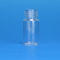 Product Image of 10 ml Clear Flat Bottom Headspace Vial, 23x46 mm 18 mm Thread, 10 x 100 pc/PAK