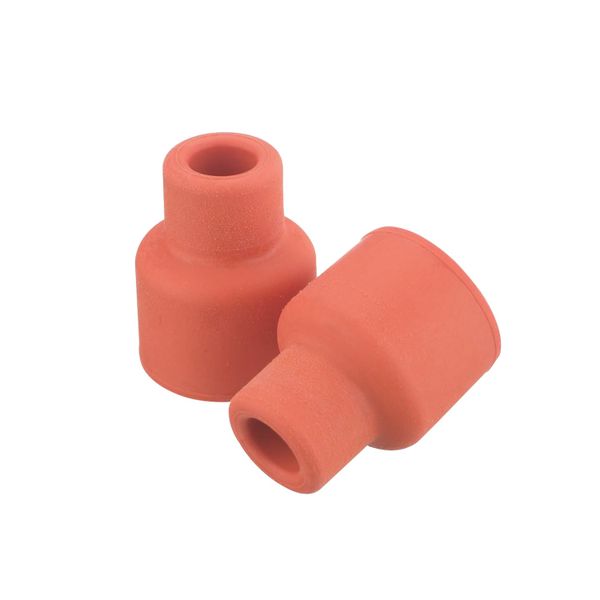 DWK Wheaton 30 mm rubber stopper with invertible rim, 15 mm ID x 30 mm OD, 1000 pc/PAK