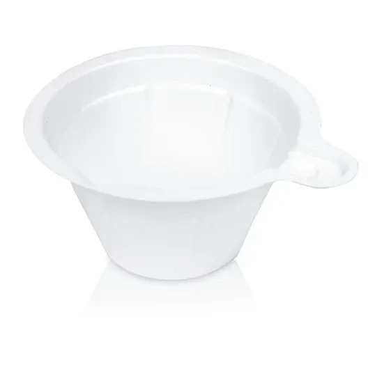 Brand GmbH & Co. KG Wägeschale, PS, rund mit Griff, 100 ml, 90 x 48 mm, antistatisch, 200 St/Pkg