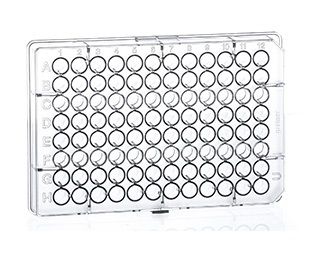 Greiner Bio-One Zellkultur Mikroplatte, 96 Well, PS, U-Boden, transparent, Cellstar , zellabweisende Oberfläche, Abdeckplatte mit Kondensatiosnringen,