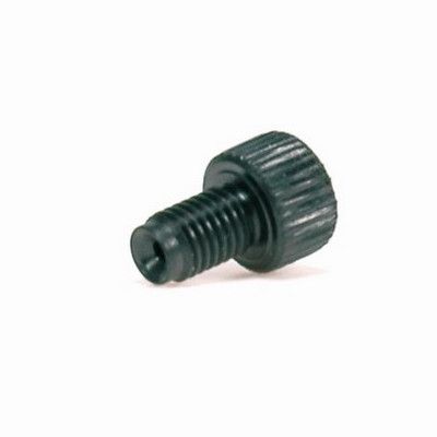 Microsolv Schlauchverbinder Fitting, Niederdruck, 1/16'', PEEK, schwarz, mit 1/4-28 Schraubgewinde, für flanschfreien Polymer Schlauch, 10 pc/PAK