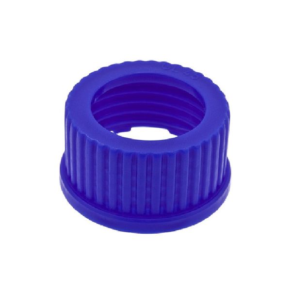 Microsolv BottleCap, Mobile Phase Delivery System, PE blue, GL45, Replacement cap modified for PTFE insert in Cap 58820-06, 10 pc/PAK