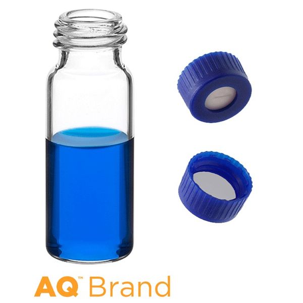 Microsolv EPP Vial clear, 2 ml, Screw Cap blue with Sil/PTFE Septa slit, 100 pc/PAK