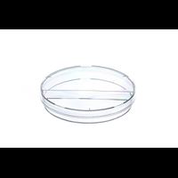 Petri dish, PS, 94x15 mm, with vents, 2 compartments, non-sterile, 24x20 pc/PAK
