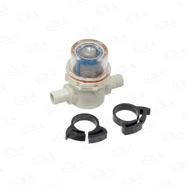QLA In-Line Filter with 50 Mesh Screen includes 2 clamps for Distek baths
