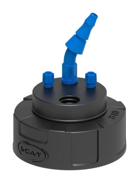 SCAT Safety Waste Cap, S60/61, PTFE-EL, inklusive Fittinge und Oliven