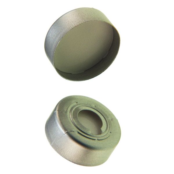 Microsolv Headspace Crimp Cap 20 mm, with white Sil/white PTFE Septa Safety Seal, 100 pc/PAK