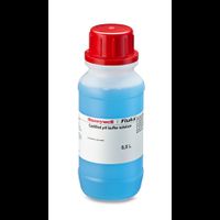 Puffer Lösung pH 10,00 (20 °C), Certified, colored blue, Glasflasche, 500 ml, CAS-No: 12179-04-3
