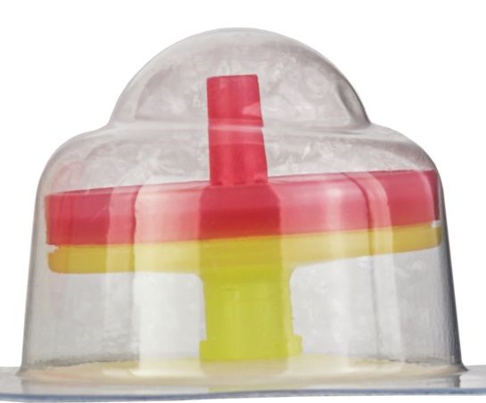 Altmann Analytik Spritzenfilter Micropur, CA(S), steril, 0,2 μm, 25 mm, PP-Gehäuse gelb/rot, einzeln verpackt, 50 St/Pkg