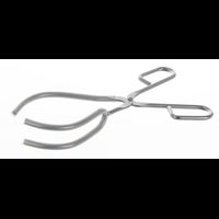 Becherzange, 18/10 Stahl, elektrolytisch poliert, Silikonüberzug, L = 250 mm, D = 25-100 mm, mit Gummiüberzug