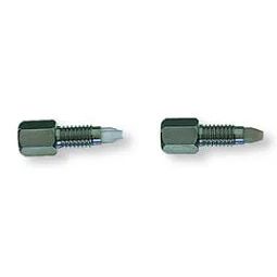 Trajan (SGE) Edelstahl Hex-Nüsse und PEEK Ferrule, 2 Hex-Nüsse & 2 Ferrule je Pkg