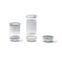 Product Image of Biosart 100 Monitore,100 ml, Membranfilter CN, schwarz-weiß, steril, 0,45µm, 48 St/Pkg