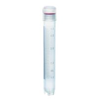 Product Image of Cryotubes, 5 ml, with external thread, screw cap with silicone seal, PP, 12,5 mm x 92 mm, with base, sterile, 10 x 100 pc/PAK