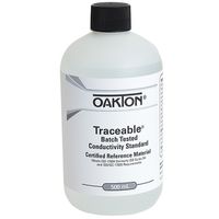 Oakton Traceable® Leitfähigkeits- und TDS-Standard, Chargengetestet, 150.000 µS, 500 ml