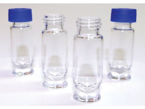 Supelco zert. CD Vial (Zentrum Draining) Kit, Klarglas Vial, PTFE/Silikon Septum, 1,5 ml, 100/PAK, O.D. × H × I.D. 12 mm × 32 mm × 6 mm, Gewinde 9 mm