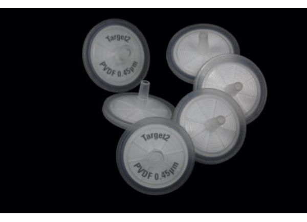 Thermo Fisher Scientific Spritzenvorsatzfilter Titan3, PVDF, 30 mm, 0,45 μm, rot, 100 St/Pkg