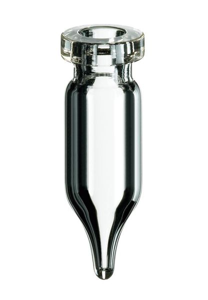 Altmann Analytik ND11 0,9ml Crimp Neck Micro-Vial, 32x10mm, clear glass, concial, 10 x 100 pc