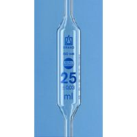 Product Image of Vollpipetten, BLAUBRAND, Klasse AS, 1 ml, 2 Marken, AR-GLAS, blaue Graduierung, DE-M, 12 St/Pkg