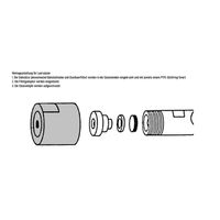 Product Image of Empty Column complete, Total Length x Bed Length x ID (27 x 20 x 8mm)