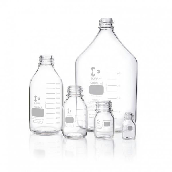 Duran Group Laboratory bottle/DURAN, 15000 ml with graduation, without cap+pouring ring