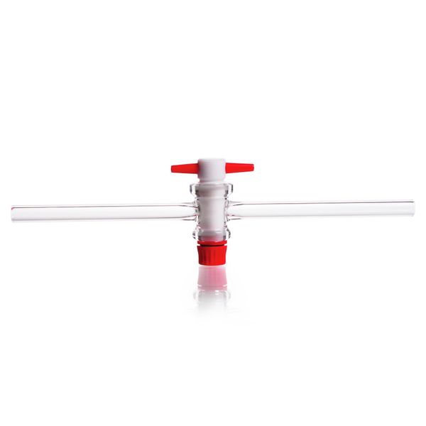 Duran Group DURAN Einweghähne, komplett mit PTFE-Küken, Bohrung 6 mm, NS 18.8, Hahnansatz 13 mm, 25 St/Pkg