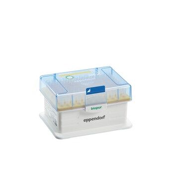 Eppendorf epT.I.P.S. G Pipettenspitzen Racks, EP Biopur , 0,1 - 20 μl, 40 mm, mittelgrau, 5 Racks x 96 St/Pkg