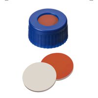 Product Image of Kurzgewindekappe, ND9 PP, blau, 1,0 mm, RedRubber/PTFE beige geprüfte IH-Qualität, 1000/PAK