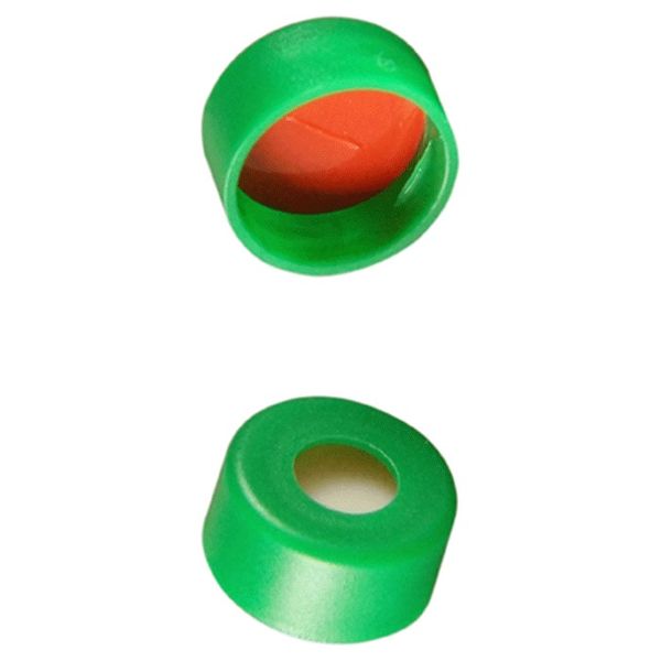 Microsolv Snap Cap green, with SOFT-Guard Septa SIL/PTFE, slit, 1000 pc/PAK