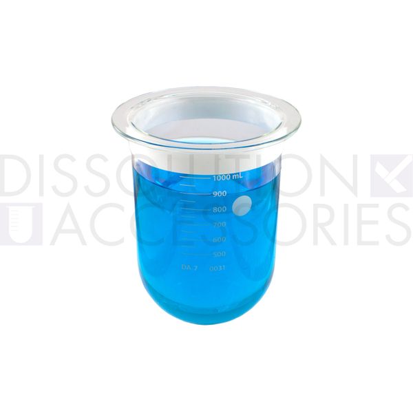 Dissolution Accessories Gefäß, Boro 3.3, klar, 1000 ml, mit Zentrierring, Sotax/Zymark