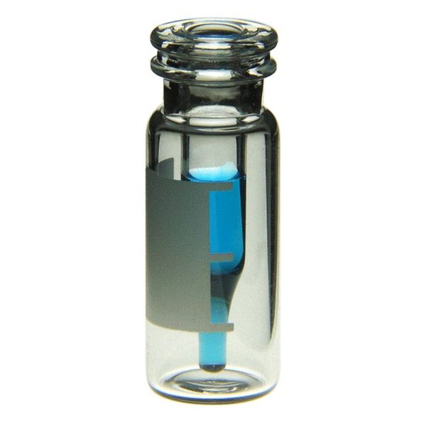 Microsolv 300 μl FI Vial clear, Snap Top 11 mm, Write-on Patch, 100 pc/PAK