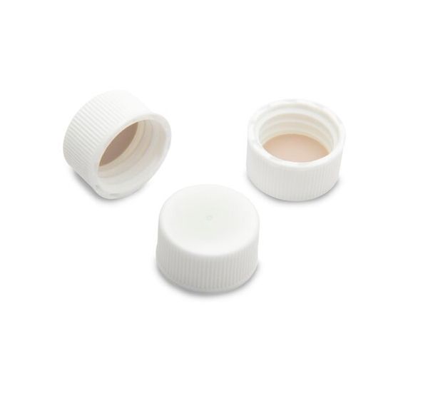 Thermo Fisher Scientific Kit 2ml 8mm Schraubfläschchen, Klarglas, weißer Urethan-Verschluss mit PTFE/Polyethylen-Schaumstoffeinlage, 100 St/Pkg