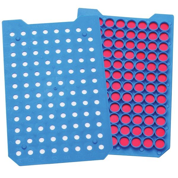 DWK Wheaton Blaue μlmat Verschlussmatte für Mikroplatte, mit PTFE/Silikon-Septen, EVA