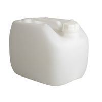 Product Image of Flat canister 20 L, S70/71, HDPE, white, UN-Y approval dimensions: WxHxD: 283 x 292 x 376 mm