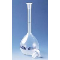 Product Image of Volumetric Flask, PMP, transparent, Class A, DE-M, 10 ml, NS 10/19, with PP Stopper, 1 St/Pkg