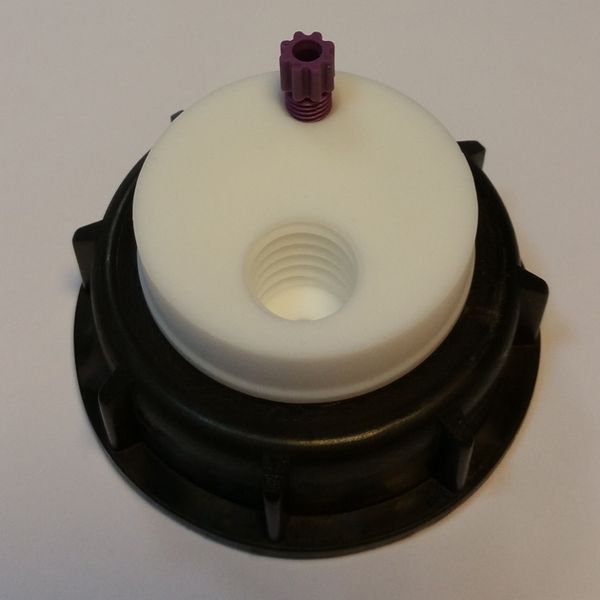 A.I.T. France Smart Waste Cap S55, Aktivkohlefiltereinsatz + 1 Eintrag (1/8 oder 1/16)