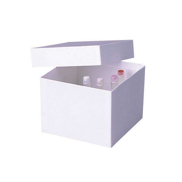 Ratiolab Kryo-Boxen, Karton, spezial, weiß, 133 x 133 x 100 mm, 10 St/Pkg