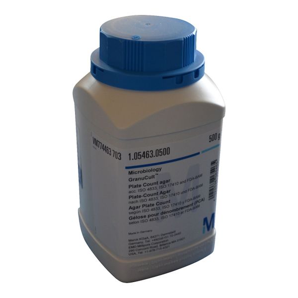 Merck Plate count agar Casein-peptone glucose yeast extract agar for microbiology, 500 g