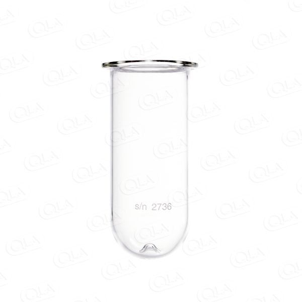 QLA 100 ml Clear Glass Apex Vessel for Distek & QLA Small Volume, Serialized