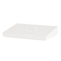 Product Image of Slant lid PP white, with handle, for E12